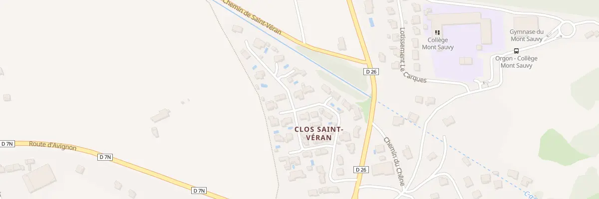 Plan du 11 Clos Saint-Veran à Orgon