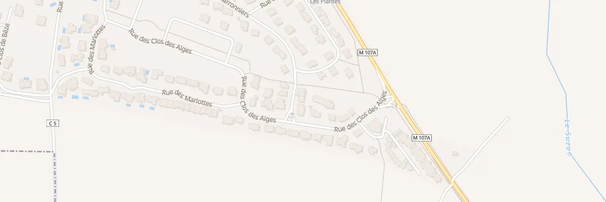 Plan du 3 Rue des Marronniers en Fleur à Ahuy