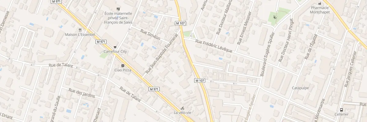 Plan du 21 Rue de Fontaine à Dijon