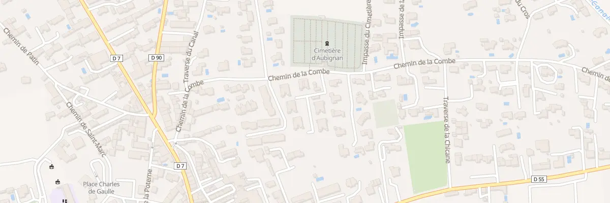 Plan du 6958B Che de la Combe à Aubignan