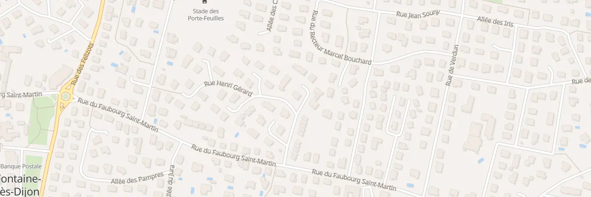 Plan du 32 Rue Henri Gerard à Fontaine-lès-Dijon