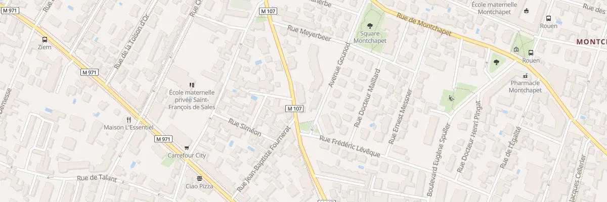 Plan du 16 Rue de Fontaine à Dijon