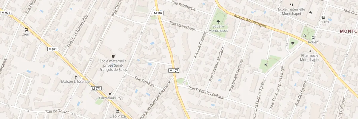 Plan du 16B Rue de Fontaine à Dijon