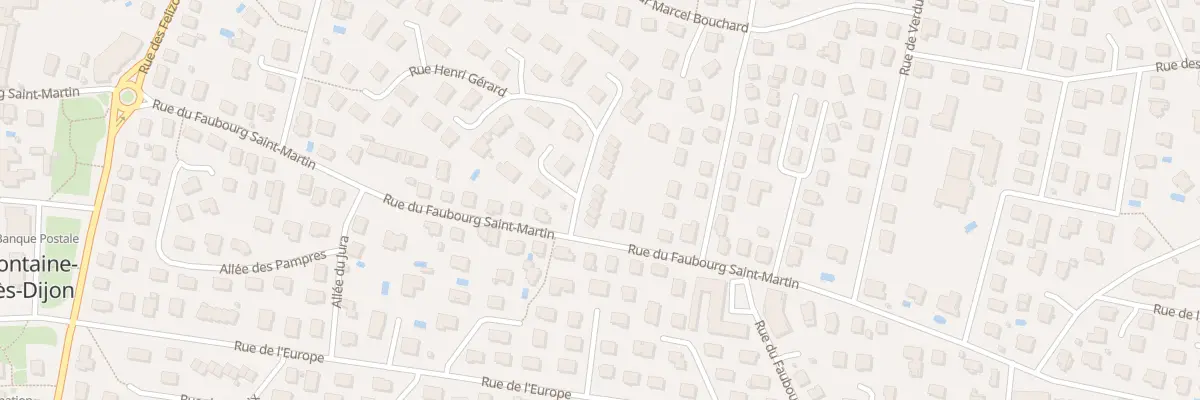 Plan du 8 Rue Henri Gerard à Fontaine-lès-Dijon