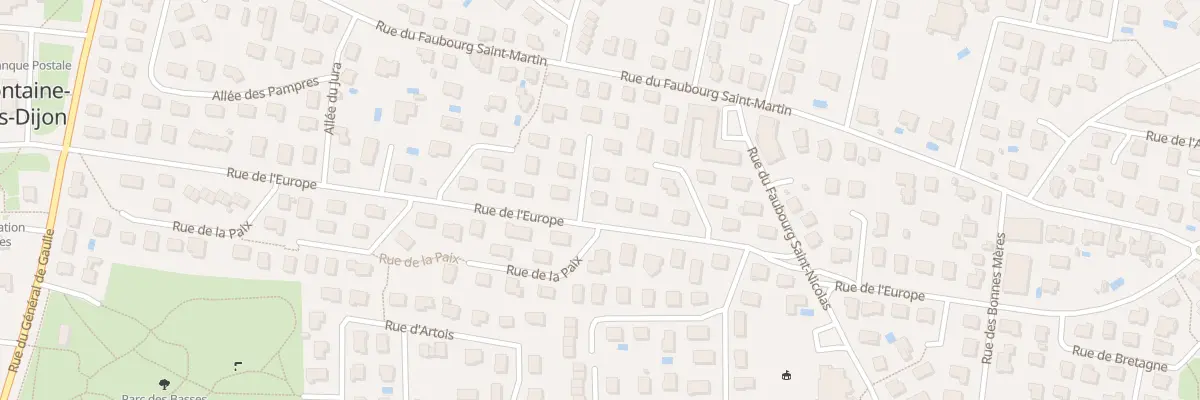 Plan du 37 Rue de l’Europe à Fontaine-lès-Dijon