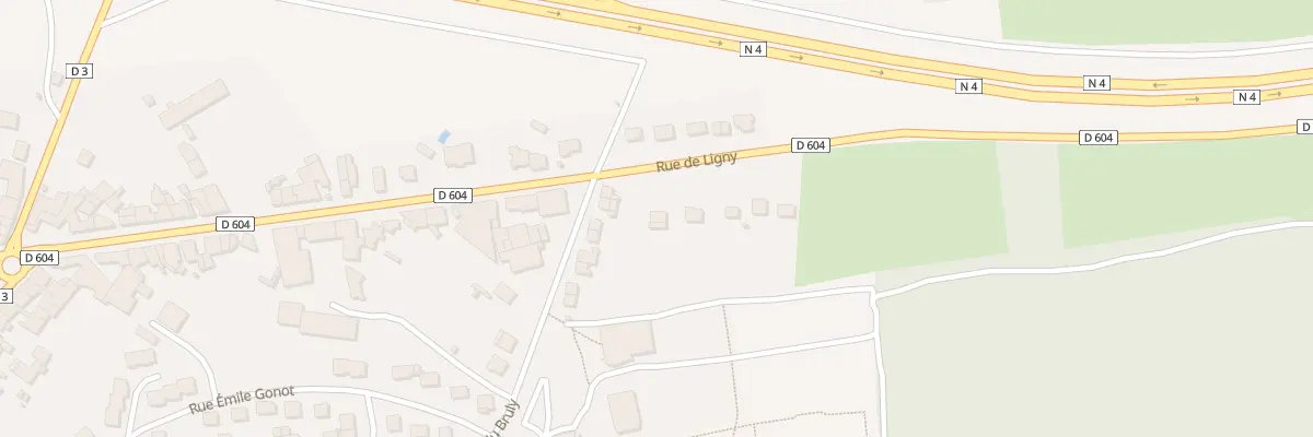 Plan du 2 Rue de Ligny à Ancerville