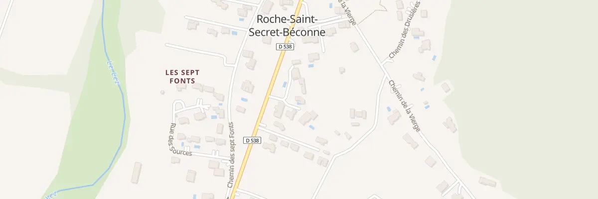 Plan du 207 Rte de Nyons à Roche-Saint-Secret-Béconne