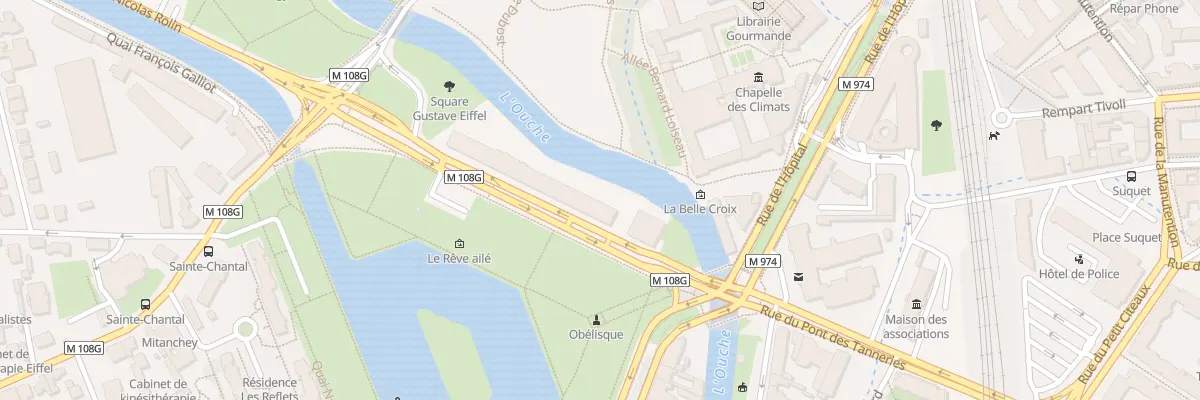 Plan du 8 Quai Nicolas Rolin à Dijon