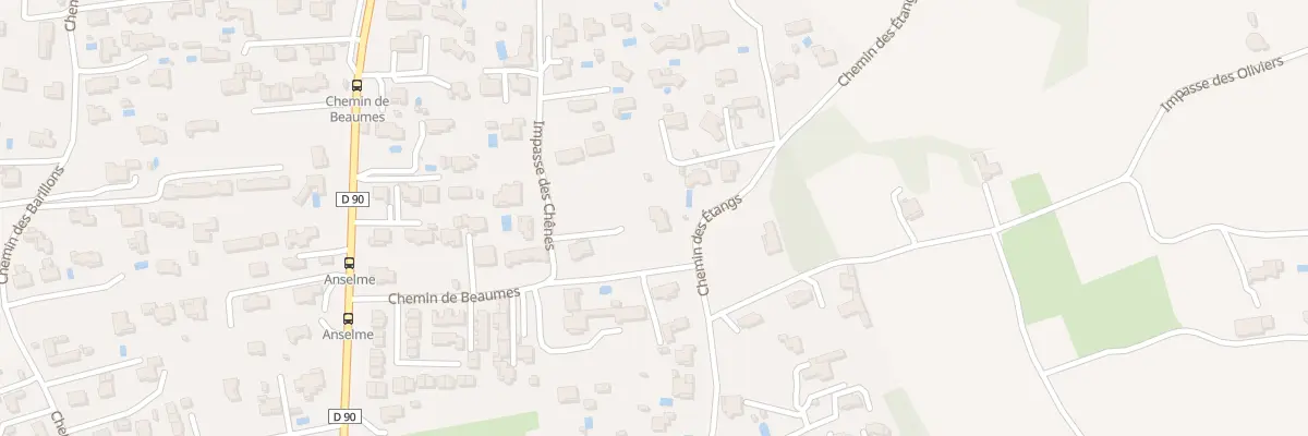Plan du 5867 Chemin de Beaumes à Aubignan