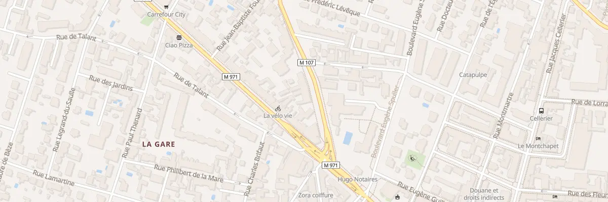 Plan du 7 Rue de Fontaine à Dijon