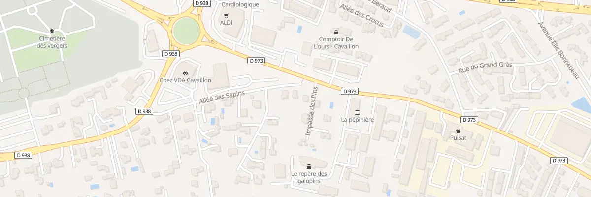 Plan du 23 All des Sapins à Cavaillon