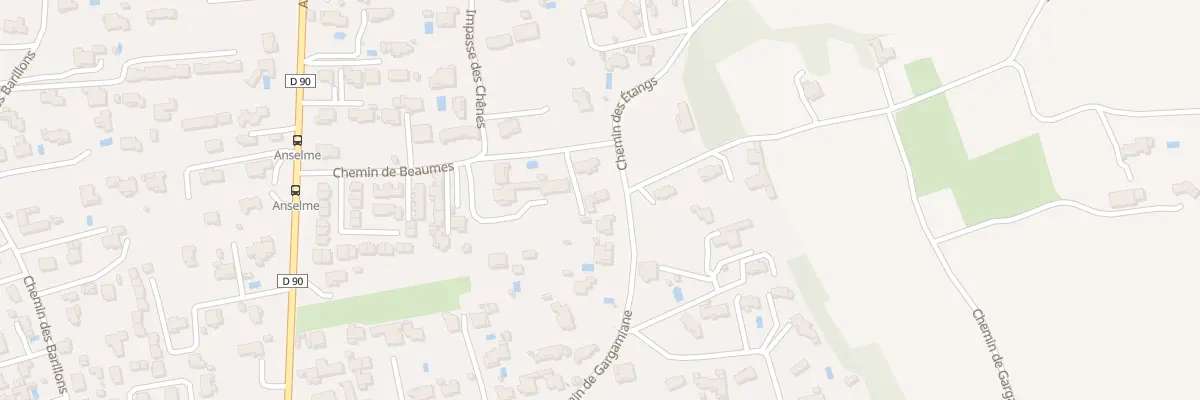 Plan du 232 Che de Beaumes à Aubignan