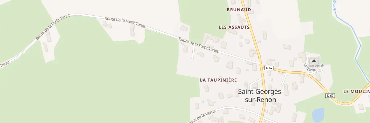 Plan du 197B Foret Tanet à Saint-Georges-sur-Renon
