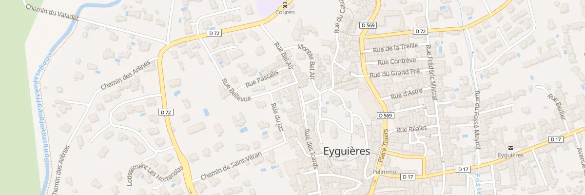 Plan du 5 Rue Bel Air à Eyguières