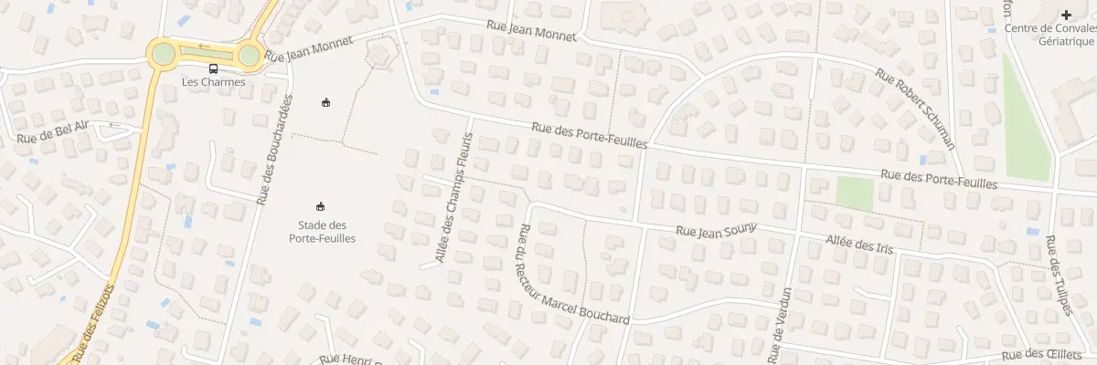 Plan du 39 Rue du Recteur Marcel Bouchard à Fontaine-lès-Dijon