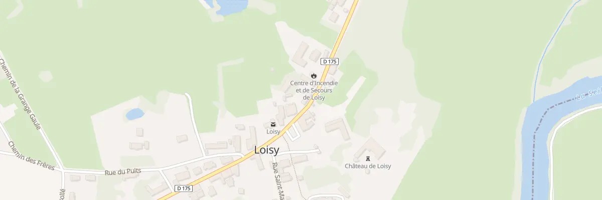 Plan du 1 Rte du Chateau d’Eau à Loisy