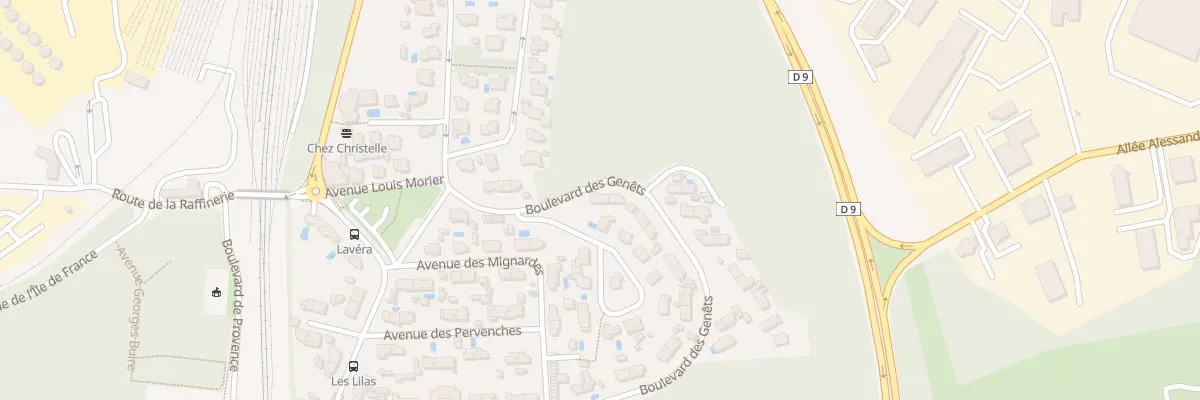 Plan du 4 Bd des Genêts à Martigues