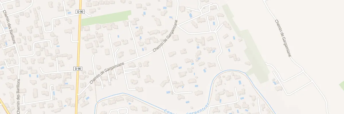 Plan du 300 Che de Gargamiane à Aubignan