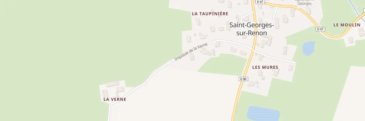 Plan du 225 Imp de la Verne à Saint-Georges-sur-Renon