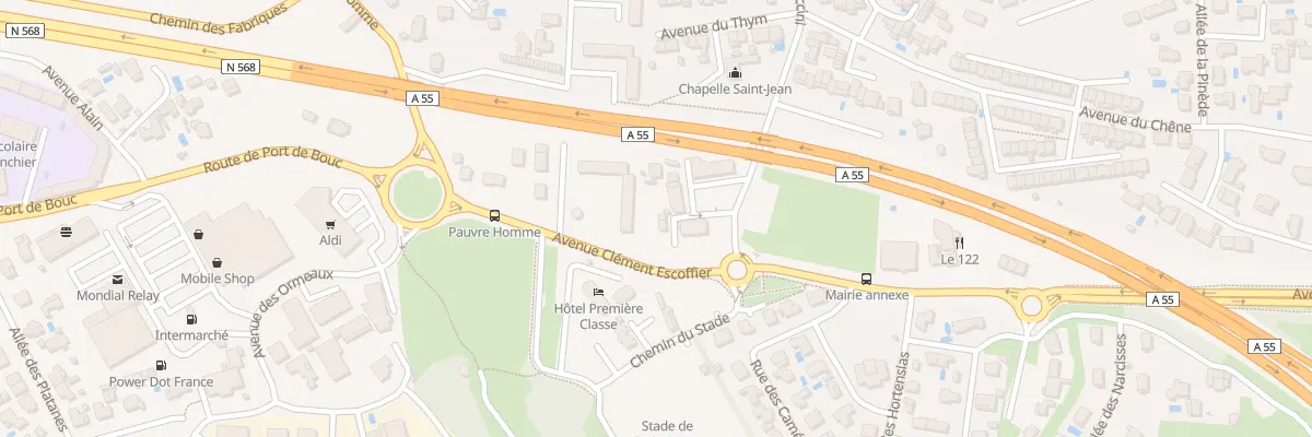 Plan du 9198 Pl de Croix Sainte à Martigues