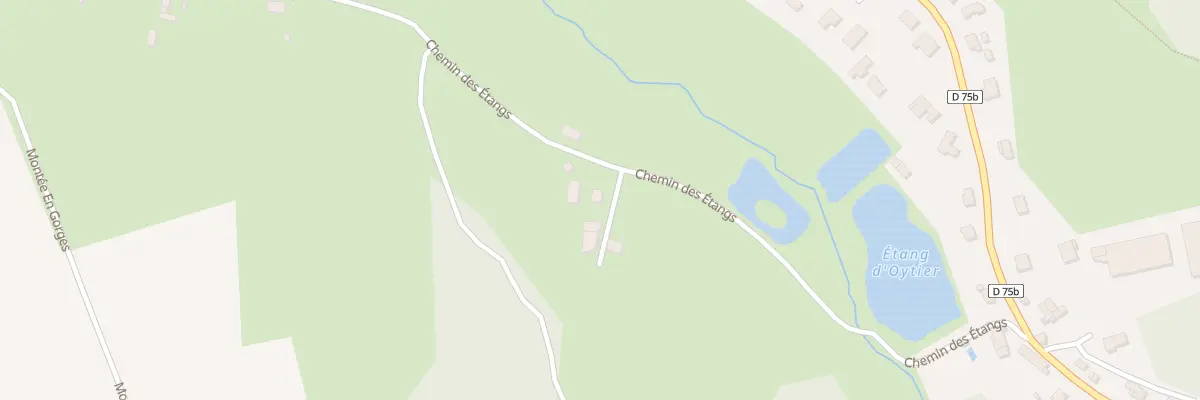 Plan du 5000 Le Gabillon à Oytier-Saint-Oblas
