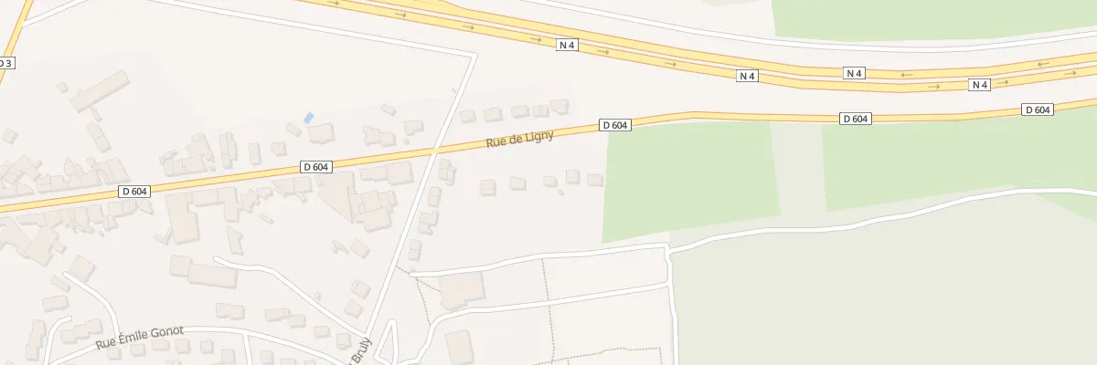 Plan du 6 Rue de Ligny à Ancerville