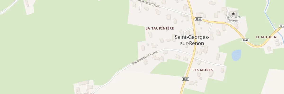 Plan du 2 La Taupiniere à Saint-Georges-sur-Renon