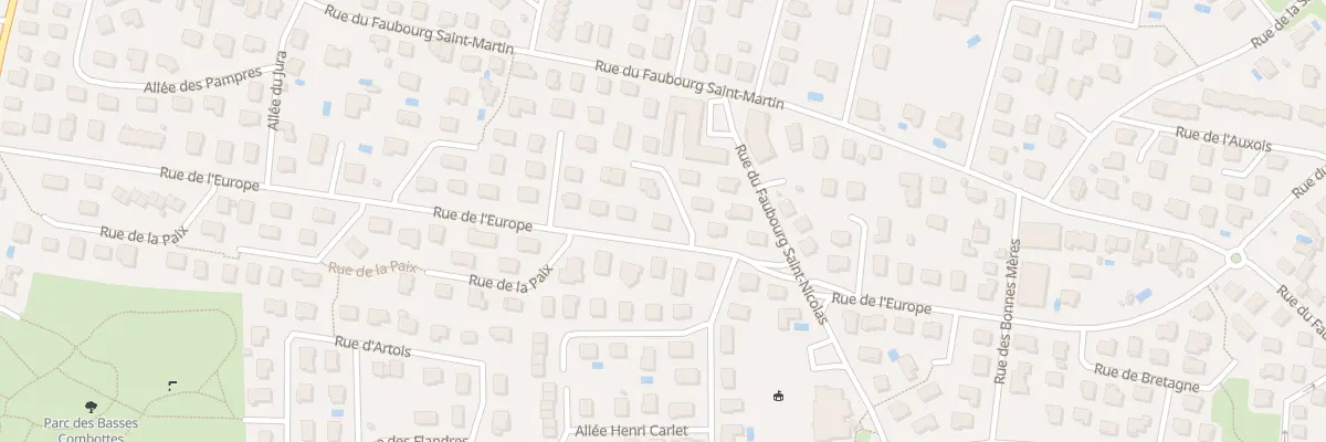 Plan du 43 Rue de l’Europe à Fontaine-lès-Dijon