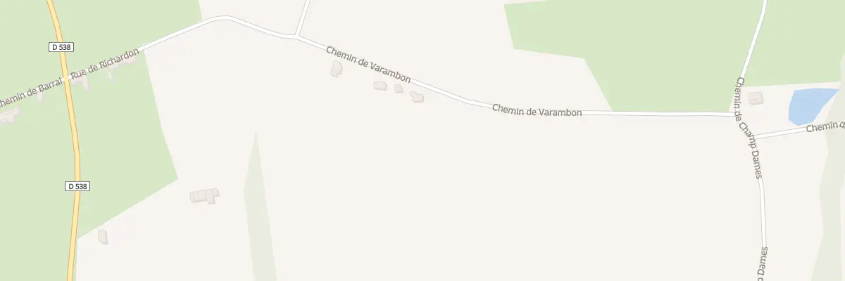 Plan du 140 Che de Varambon à Primarette