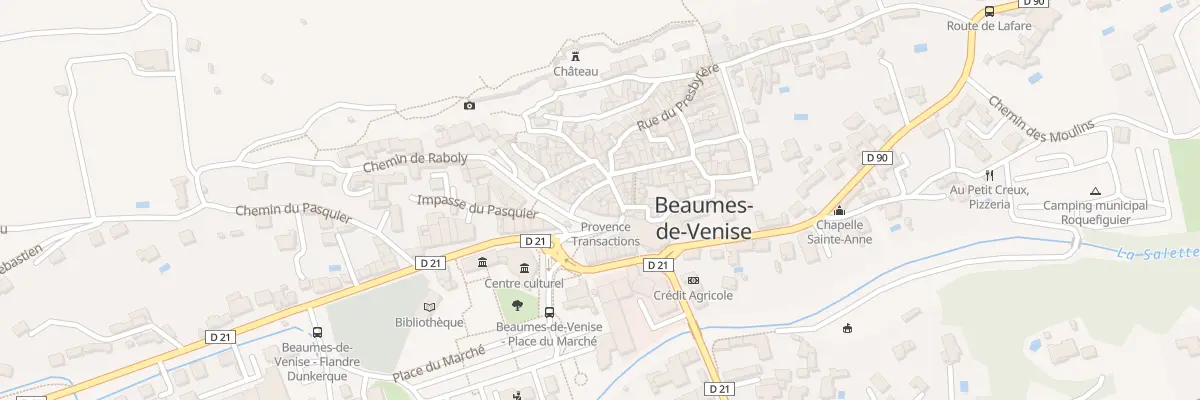 Plan du 9000F Rue de la République à Beaumes-de-Venise