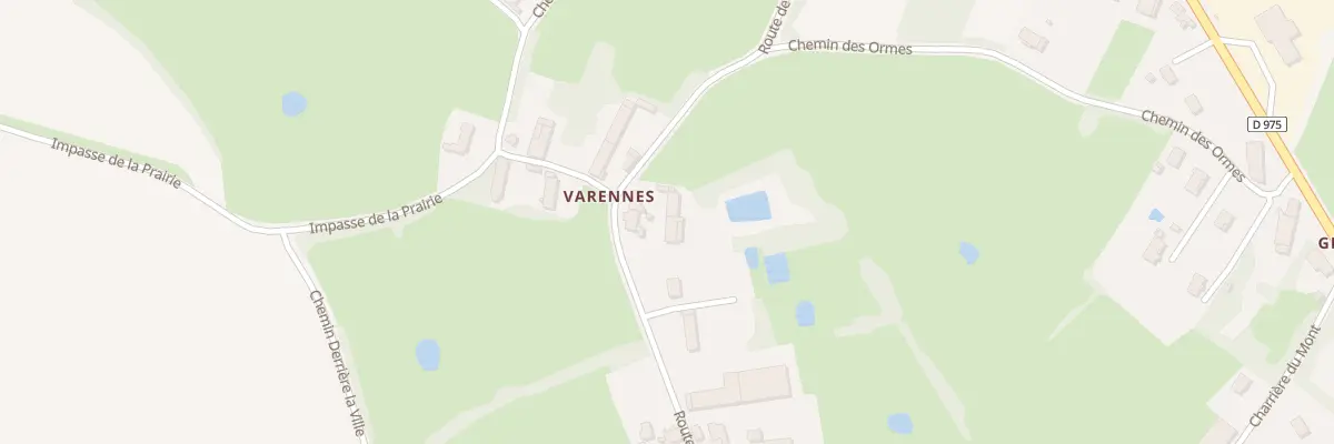 Plan du 115 Rte de Varennes à La Genête