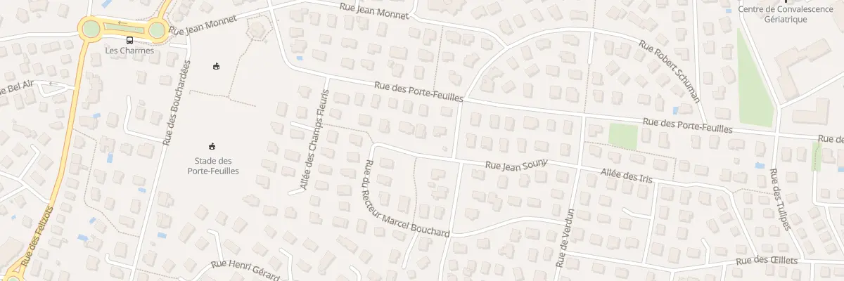 Plan du 43 Rue du Recteur Marcel Bouchard à Fontaine-lès-Dijon