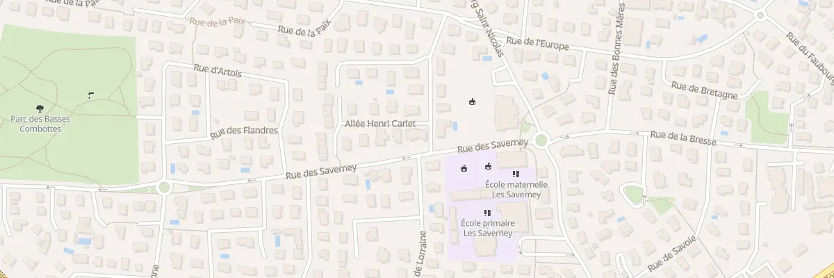 Plan du 1B All Henri Carlet à Fontaine-lès-Dijon