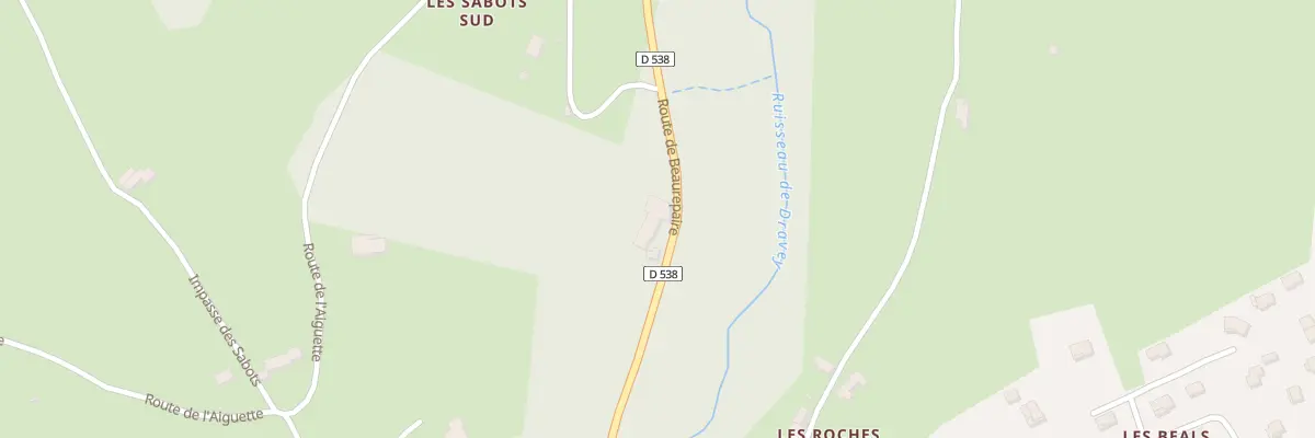 Plan du 815 Rte de Beaurepaire à Hauterives