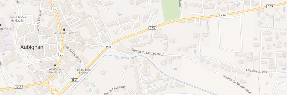 Plan du 97 Che du Moulin Neuf à Aubignan