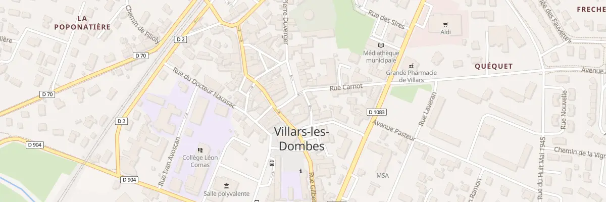 Plan du 35 Rue du Paradis à Villars-les-Dombes