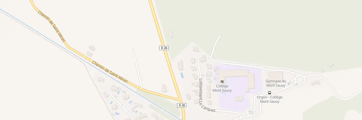 Plan du 580 Rte de Cavaillon à Orgon