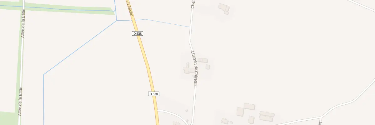 Plan du 515 Che de Chirette à Montélier