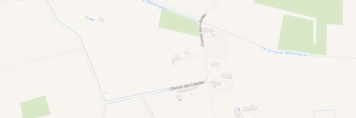 Plan du 1800 Che des Calades à L’Isle-sur-la-Sorgue