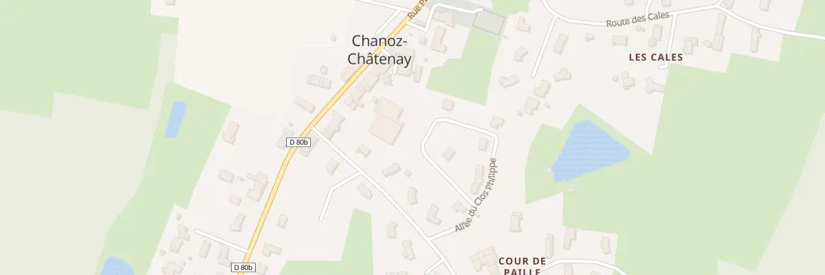 Plan du 20 All du Clos Philippe à Chanoz-Châtenay
