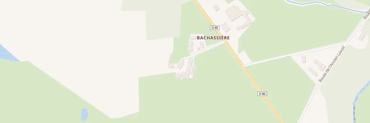 Plan du 5090 Les Granges Blanches à La Chapelle-du-Châtelard