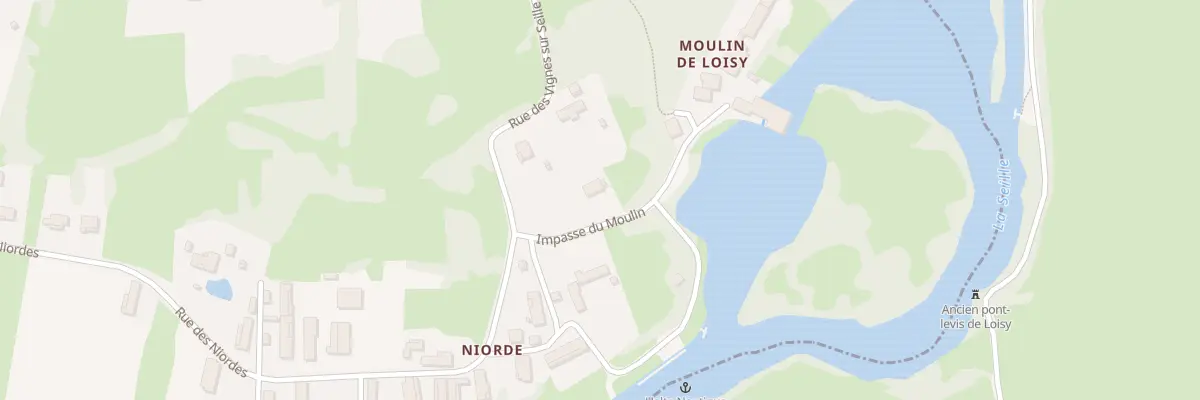 Plan du 77 Imp du Moulin à Loisy