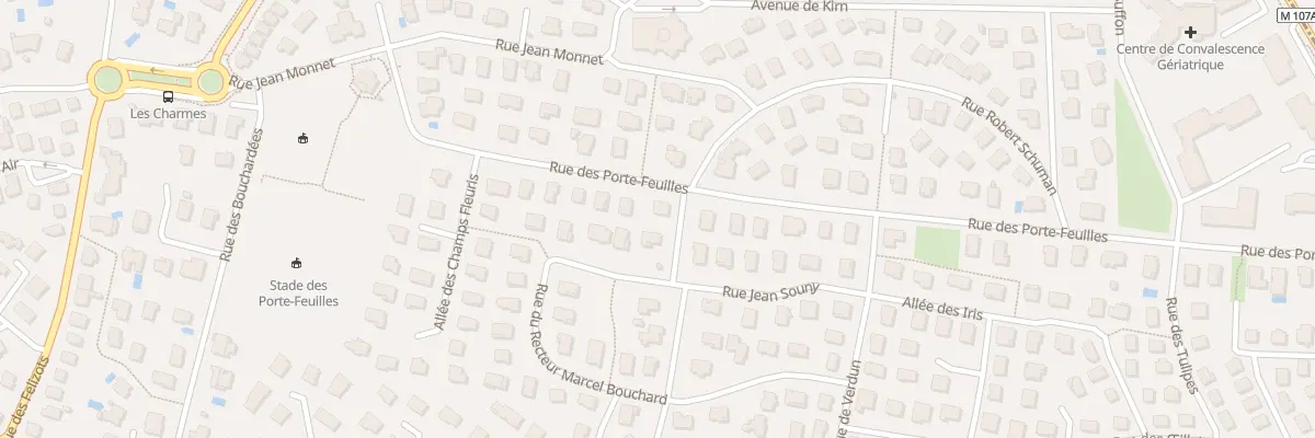 Plan du 14 Rue des Porte Feuilles à Fontaine-lès-Dijon