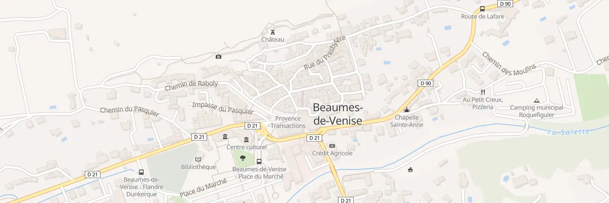 Plan du 5405 Le Village à Beaumes-de-Venise