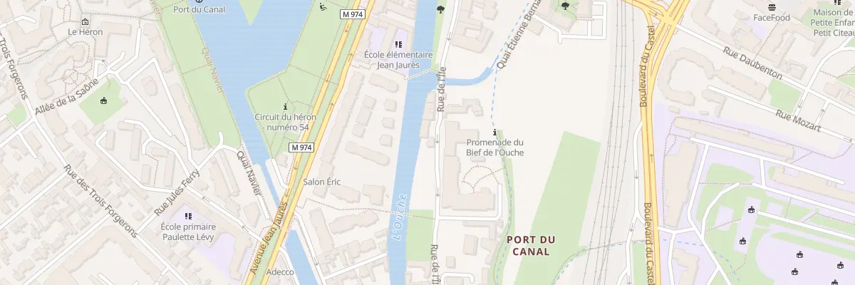 Plan du 12 Rue de l’Ile à Dijon