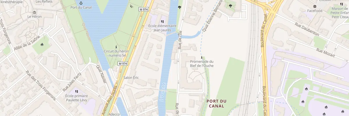 Plan du 8 Rue de l’Ile à Dijon