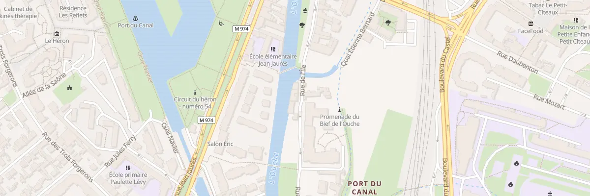 Plan du 4 Rue de l’Ile à Dijon