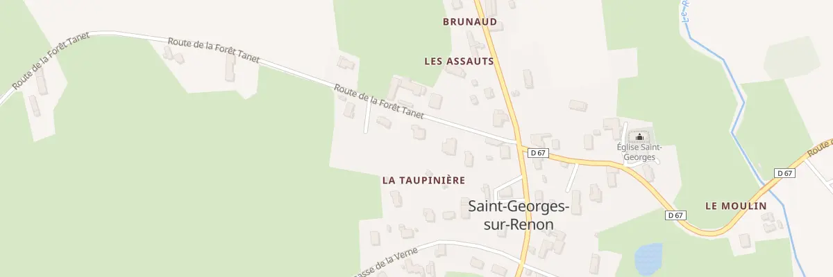 Plan du 5055 La Taupiniere à Saint-Georges-sur-Renon