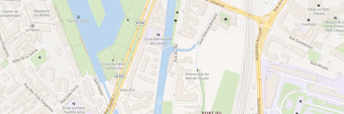 Plan du 2 Rue de l’Ile à Dijon