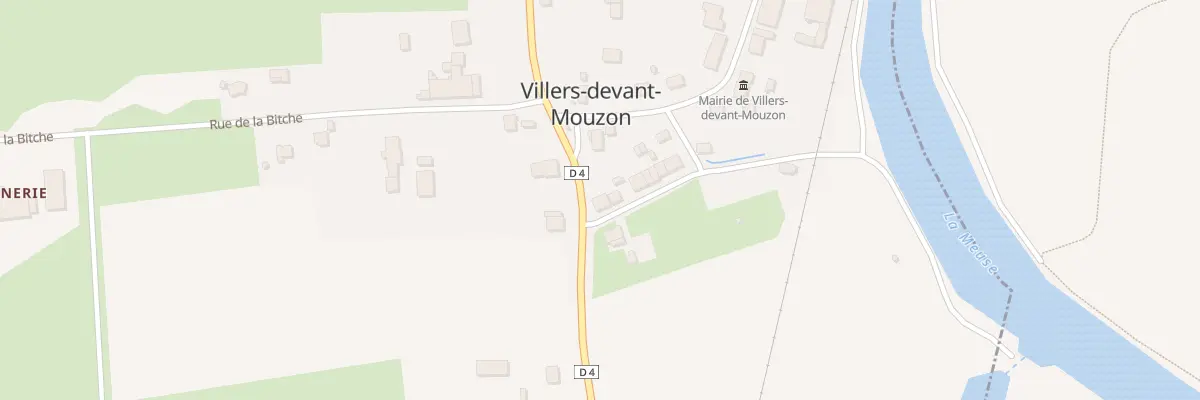 Plan du 1 Rue Le Paquis à Villers-devant-Mouzon